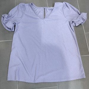 Swiss dot blouse
